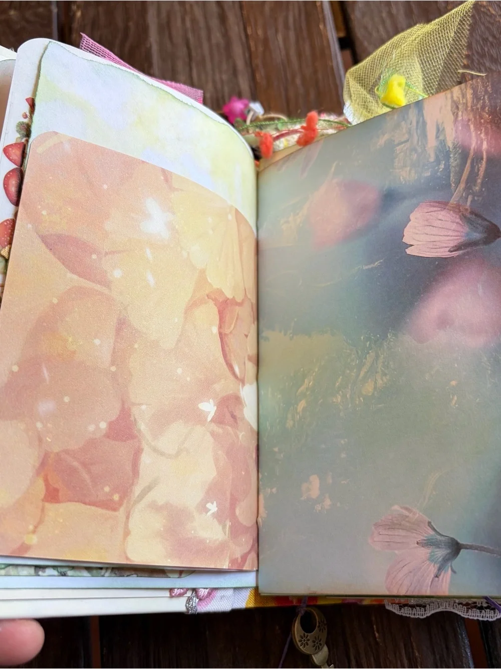 Fairy Junk Journal Small Anne Geddes Fairy Album Made Into Journal Hardcover